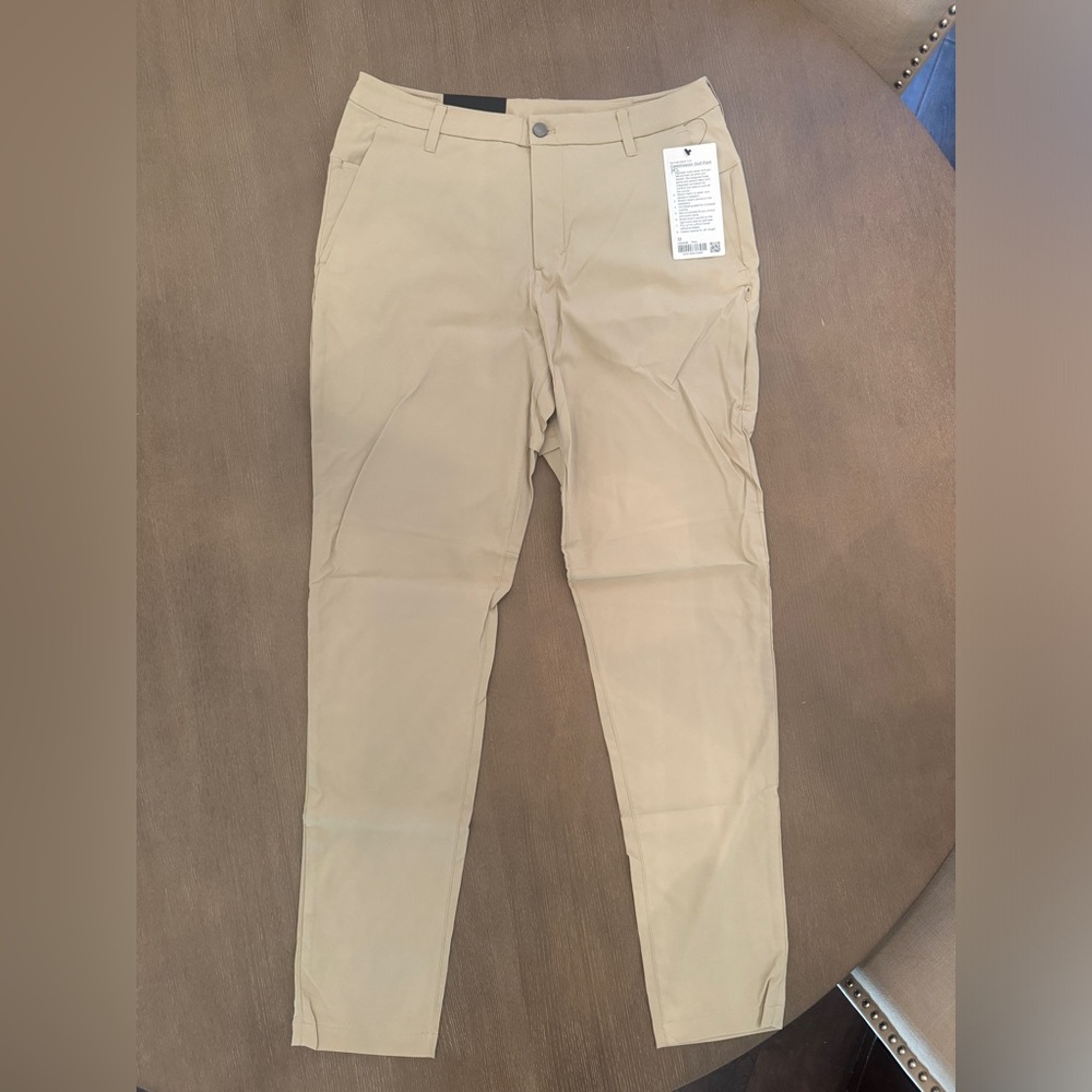 Lululemon Commission Golf Pant 33x34 in Khaki